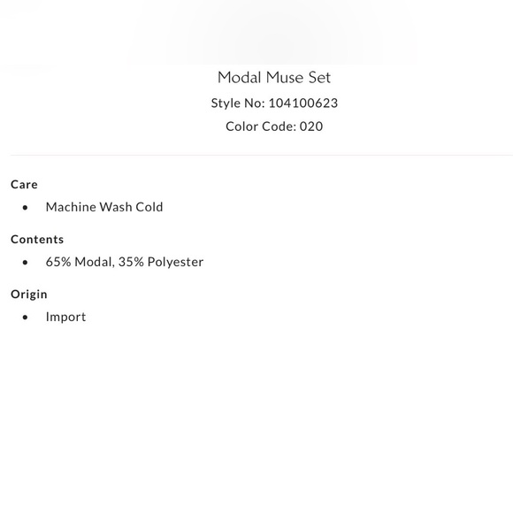 NWT Free People Intimately S Modal Muse Set in Leafless Tree 🪾 Brown New 2 Piece - Picture 6 of 6